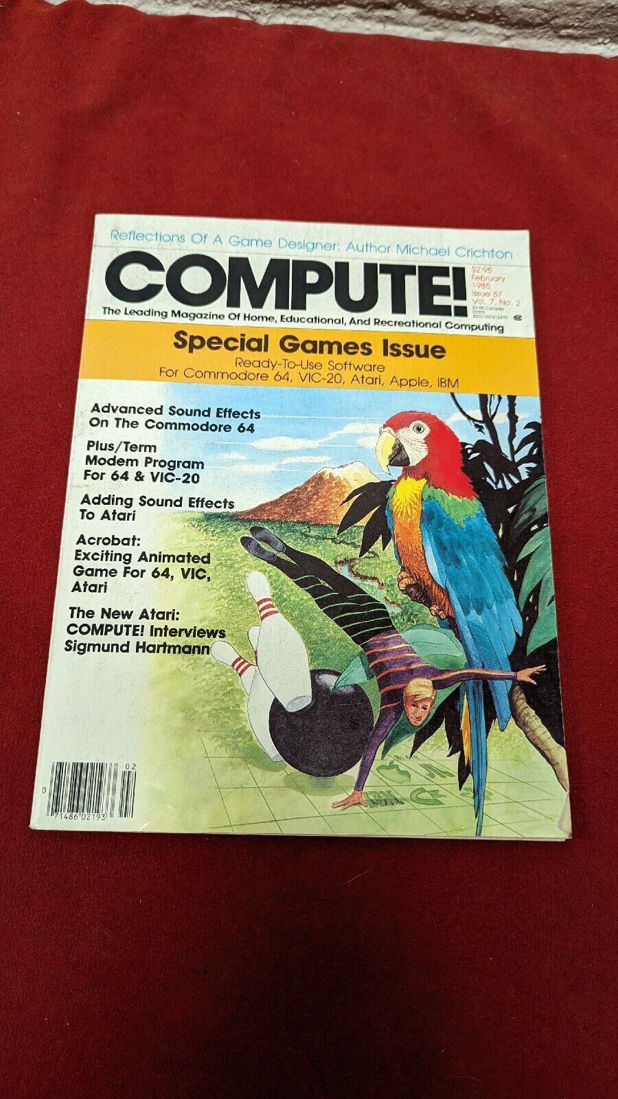 Compute Magazine Vintage Computing February 1985 Issue 57 Vol 7 No 2 