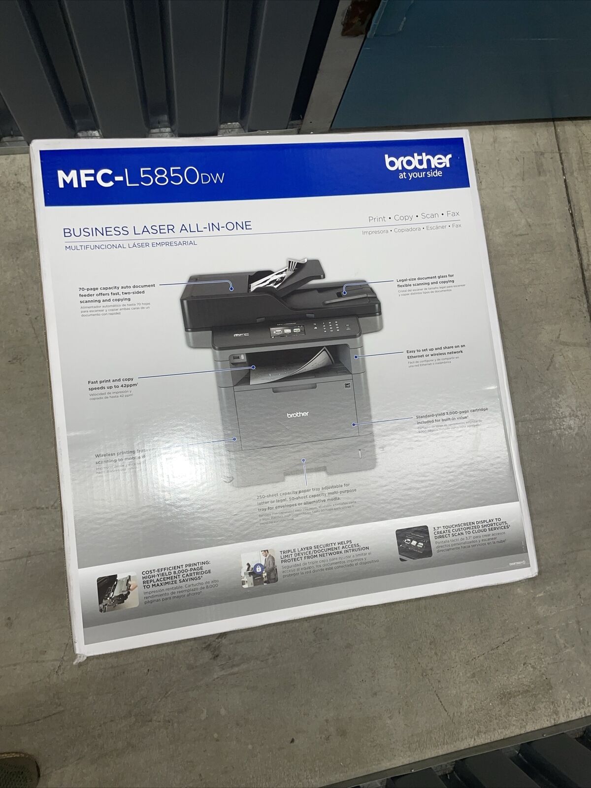 Brand New Brother MFC-L5850DW   Laser All-in-One Printer