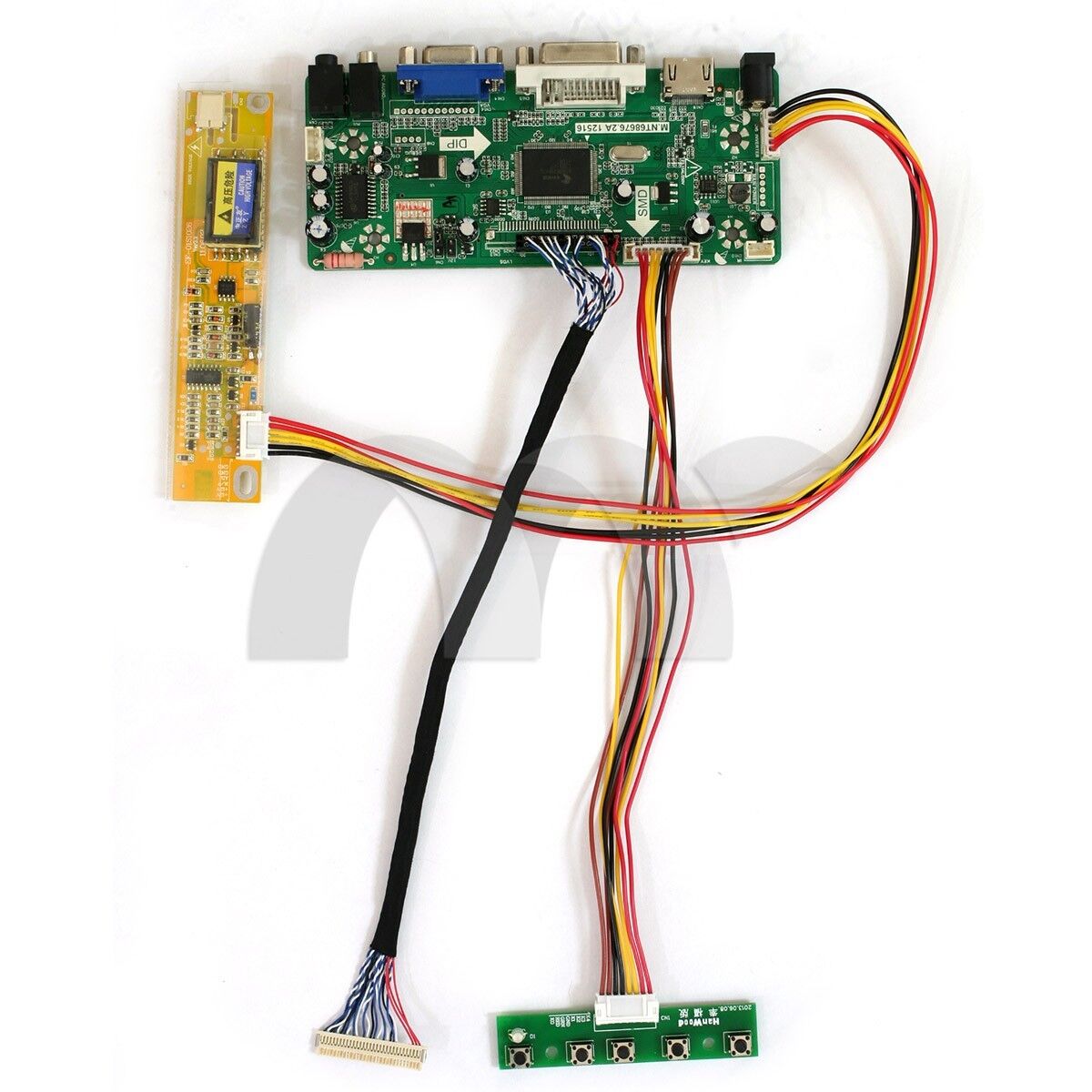 M.NT68676.2(HDMI+DVI+VGA+Audio) LCD/LED Screen Controller Board Diy Monitor Kit