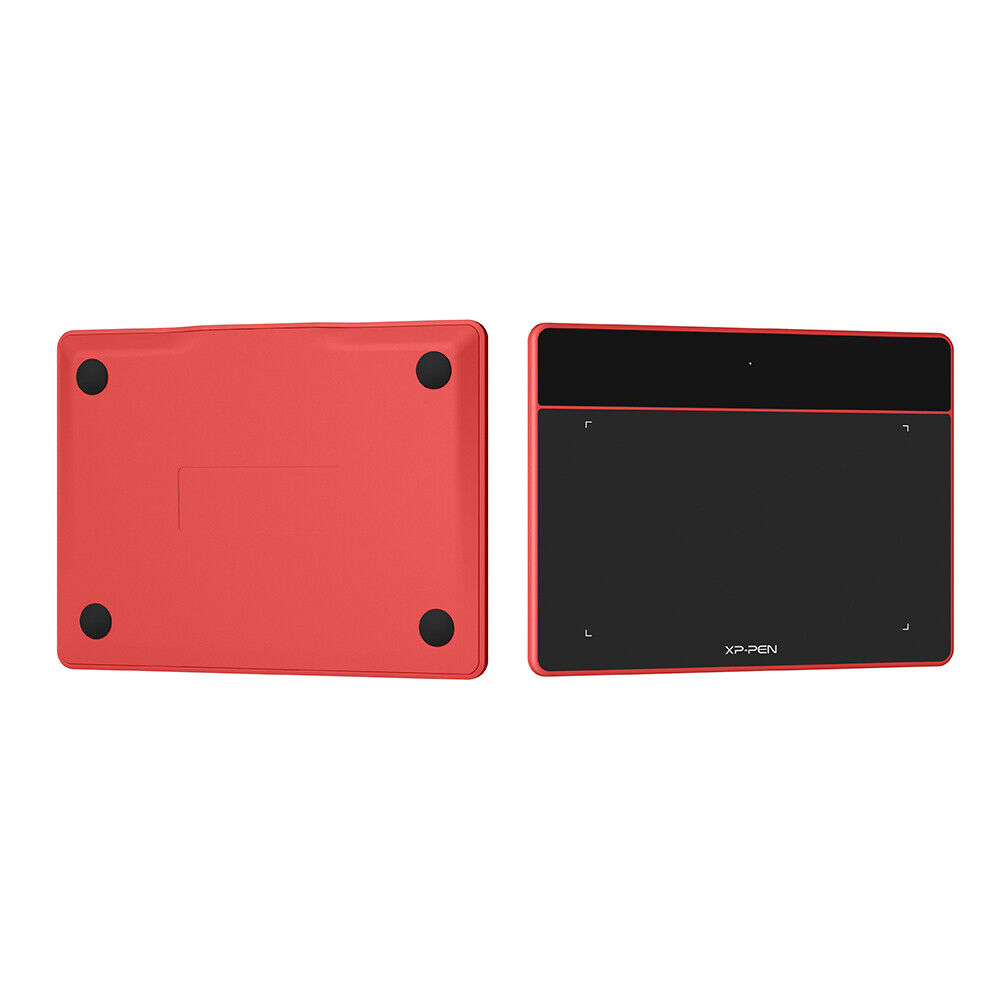 XP-Pen Deco Fun Graphics Drawing Tablet Battery-free Stylus 8192 Red XS/S/L