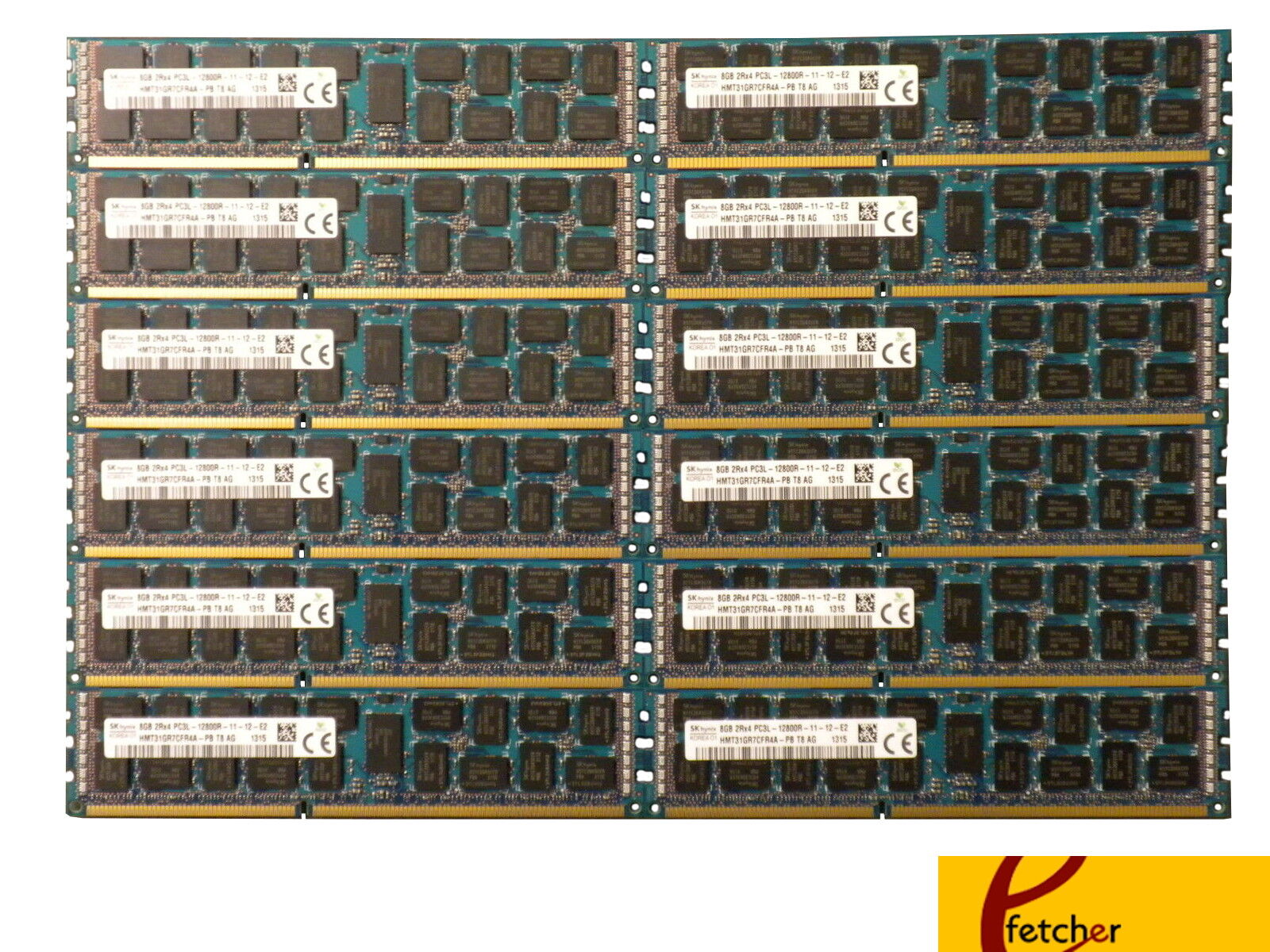 128GB Kit (16 x 8GB) DDR3 1600 PC3 12800 ECC RDIMM For HP ProLiant DL380 G8 