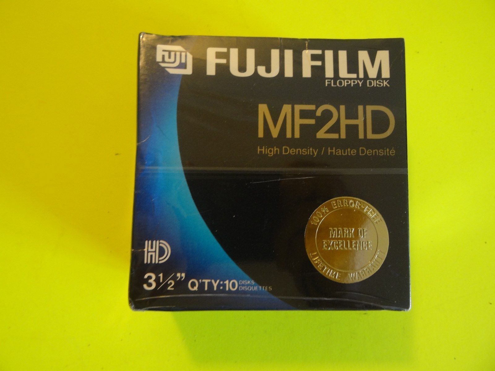 Fuji Film MF2HD High Density 3.5 Inch Floppy Disks - 11 Pack NEW Sealed
