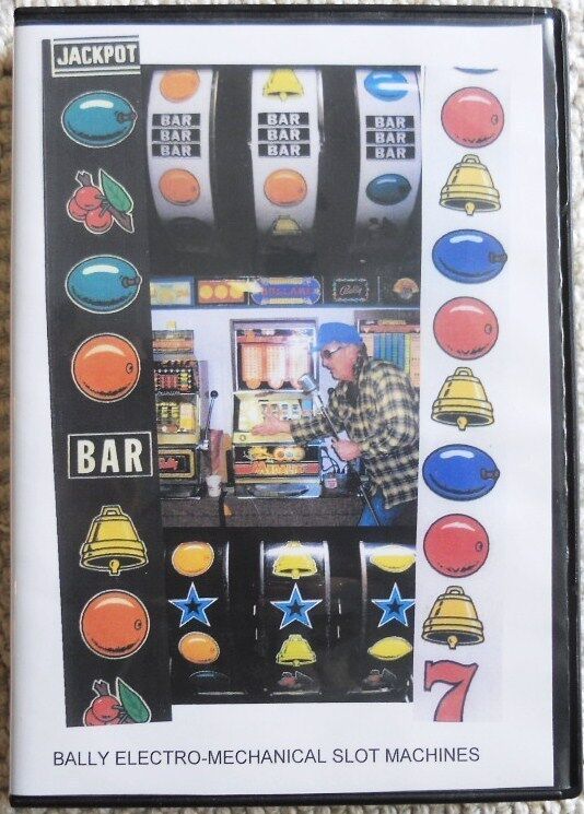 Slot Machine Repair video DVD Vol 1 & 2 for Bally EM slot machines