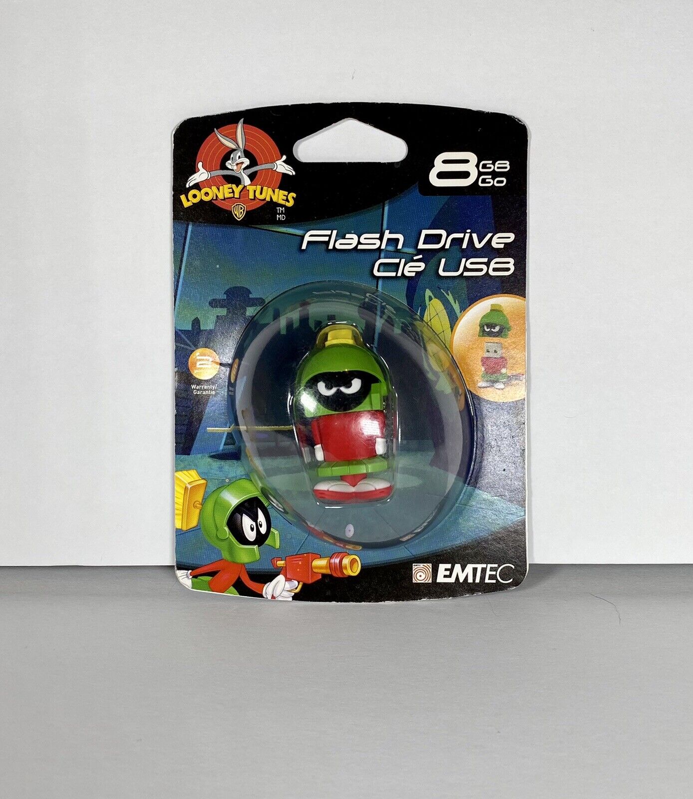 Emtec Looney Tunes MARVIN MARTIAN 8gb USB Flash Drive New
