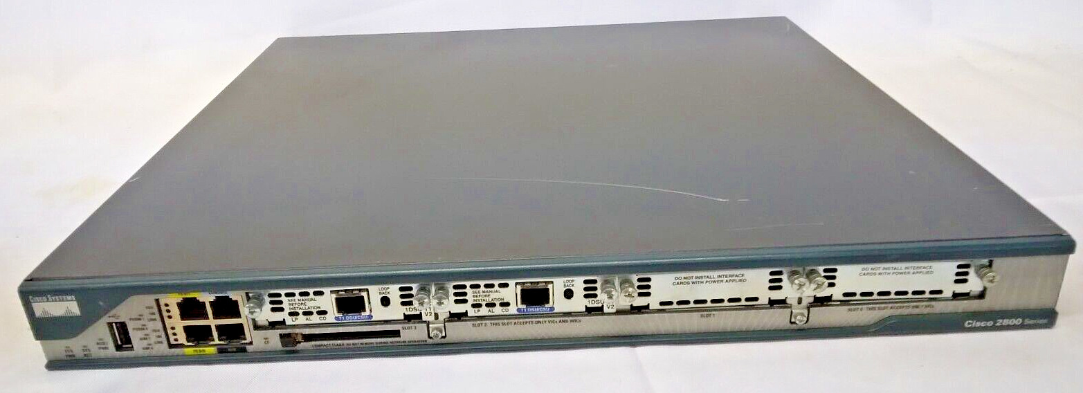 Cisco 2801 Fast Ethernet T1 Integrated Services Router No CF Card