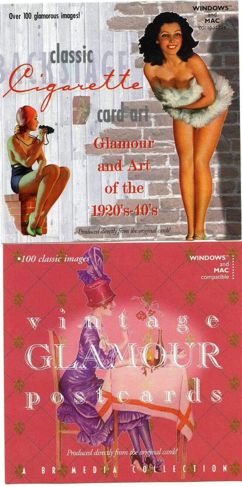 CLIP ART Classic Pinup Glamour Vintage Collection Bundle on Flash Drive #11