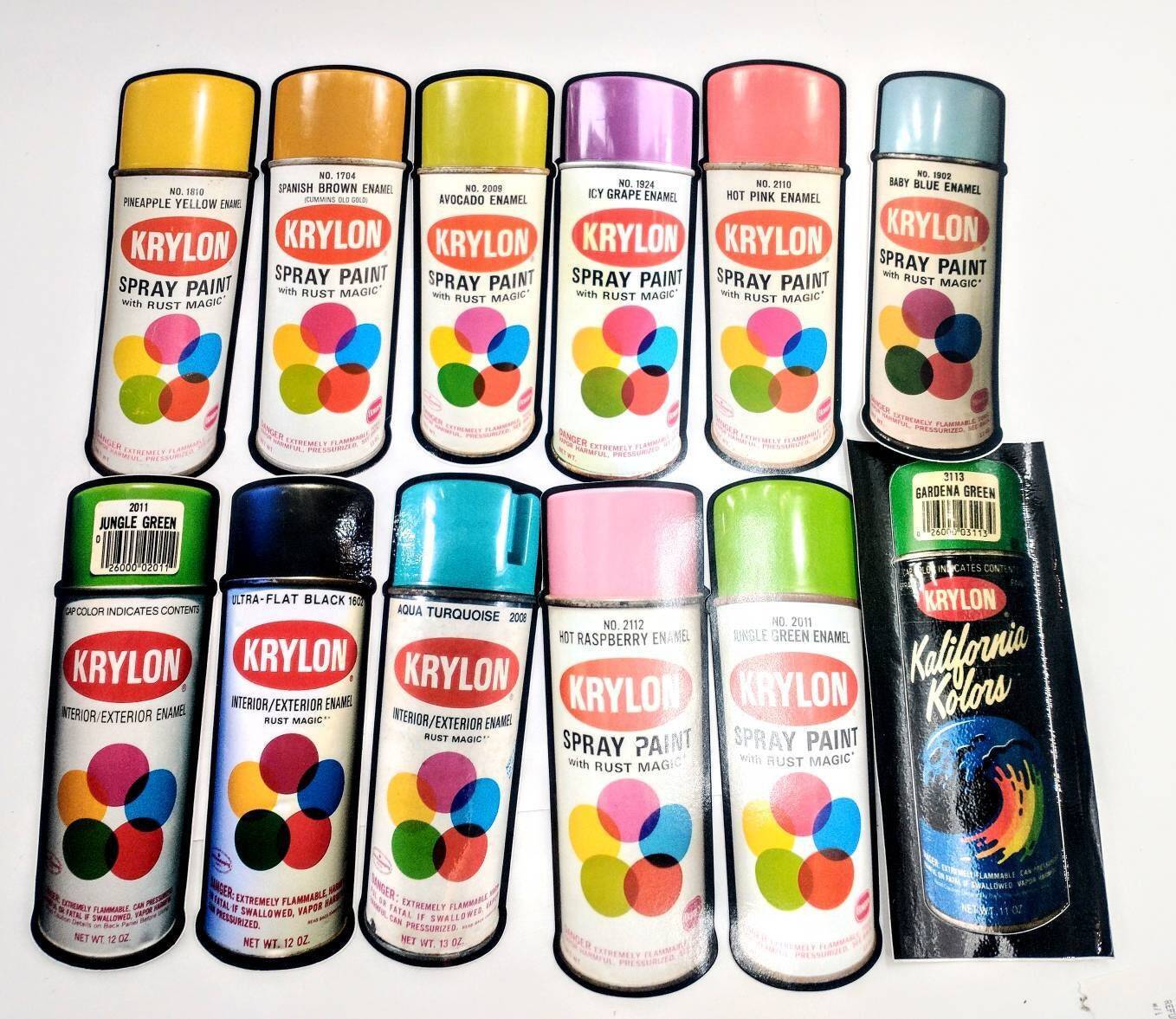 (1) Spray Paint Can Stickers, Graffiti, Street Art Stickers, Classic and
