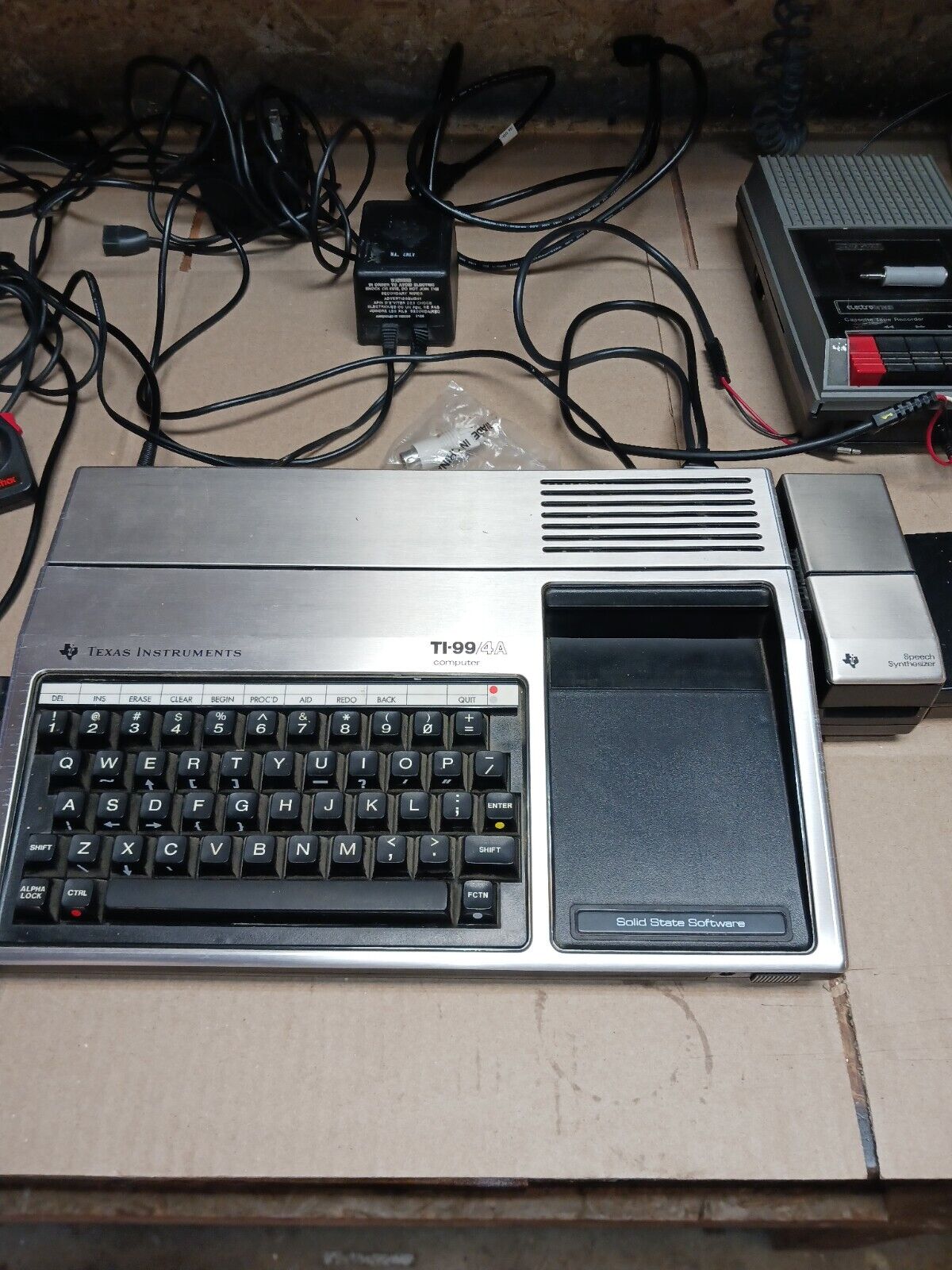 Huge Lot Vintage Texas Instruments TI99/4a  Computer, Games, Books, Assessories 
