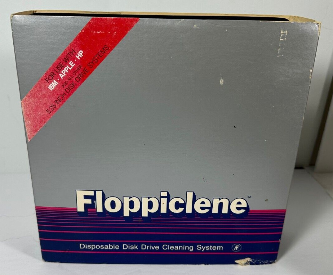 RARE COMPLETE Floppiclene 5.25