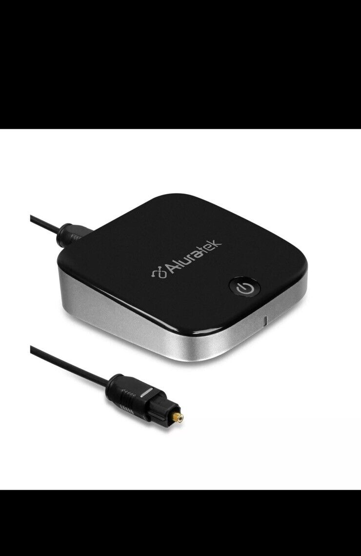 NEW Aluratek Bluetooth Audio Receiver and Transmitter, 2-in-1 Wireless 3.5m