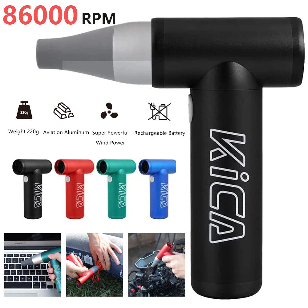 KICA Jetfan Electric Compressed Air Dust Blower for Computer PC Car Cleaning Kit