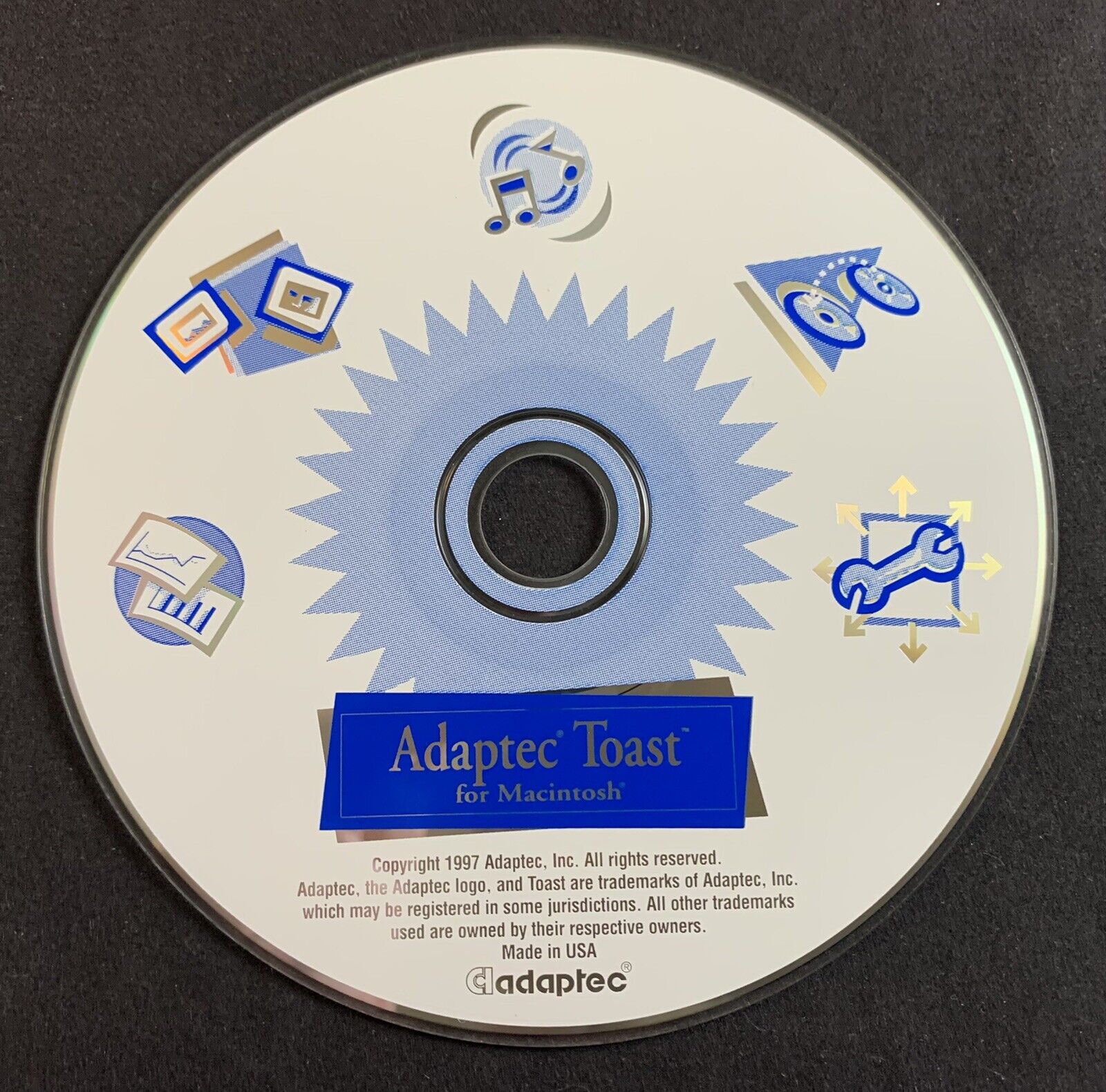 Adaptec Toast for Macintosh CD-ROM (1997)