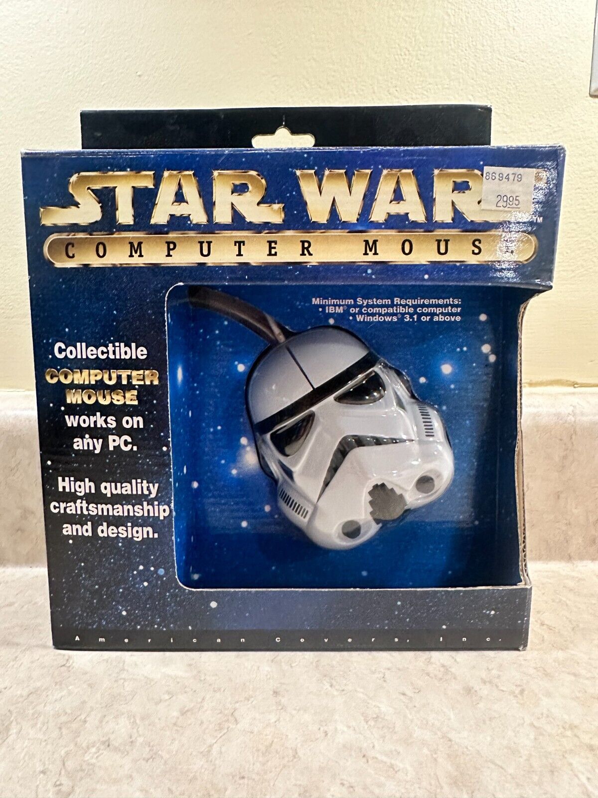 Star Wars Stormtrooper Computer Mouse Model #0254