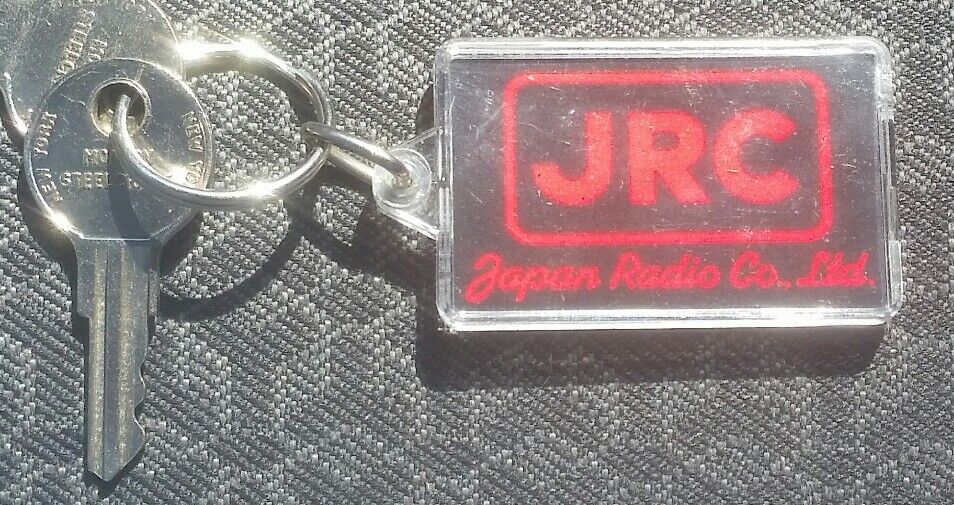 VINTAGE Japan Radio Co company PROMO PROMOTIONAL KEY CHAIN RING FOB antique OLD