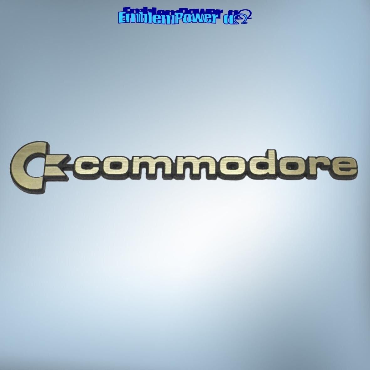 COMMODORE 62x10mm Emblem G 64 A1200 Sticker Badge Decal Logo Aufkleber C64 C128