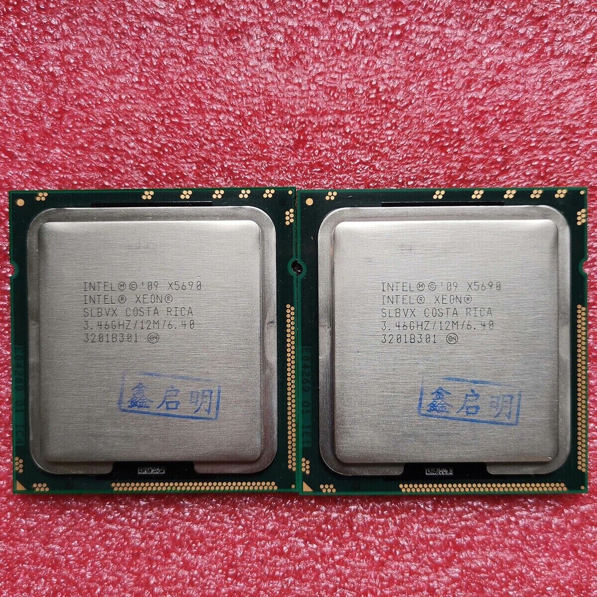 *MATCHED PAIR* Intel Xeon X5690 3.46GHz 6.4GT/s 12MB 6 Core 1333GHz SLBVX CPU