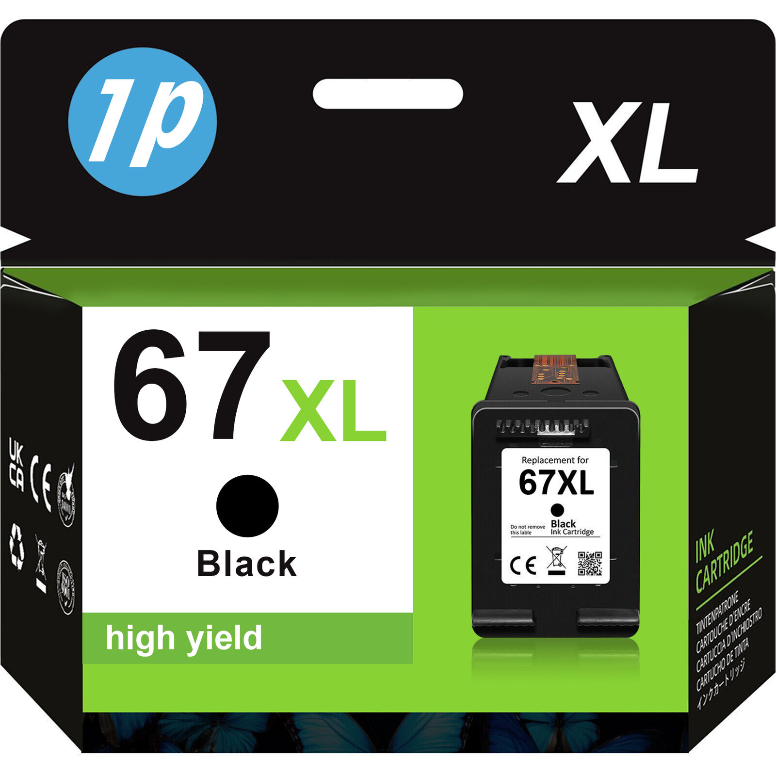 67XL Ink Cartridge for HP 67 XL Deskjet 2755 4155 2720e Envy 6010 6055 6020e