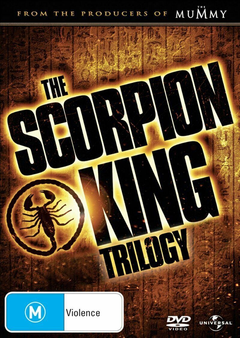 The Scorpion King Trilogy (The Scorpion King 1, 2 3 (DVD,2012)Reg 2,4 NEW+SEALED