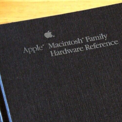 1988 Apple Macintosh Hardware Reference 400pgs 512K Mac II Mac Plus Mac SE Nubus