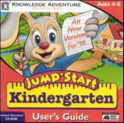 JumpStart Kindergarten 2.0 PC MAC CD learn phonics clocks time math language etc
