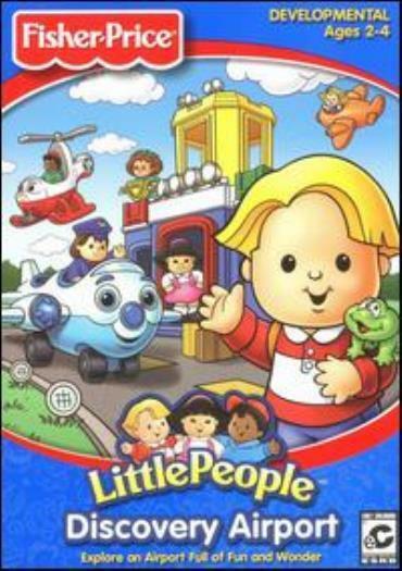 Fisher-Price Little People: Discovery Airport PC MAC CD numbers shapes game BOX