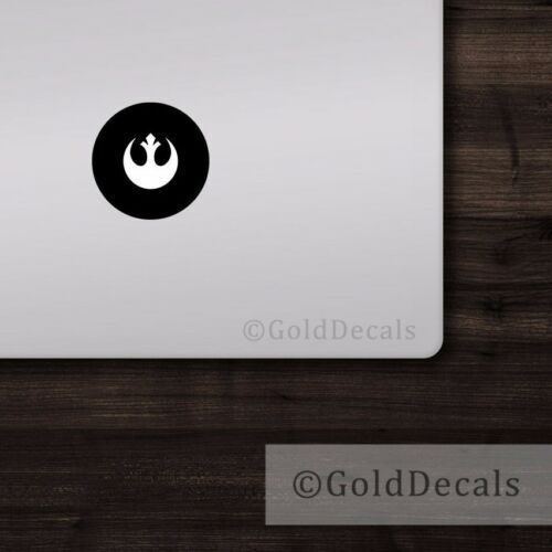 Rebel Alliance - Mac Apple Logo Laptop Vinyl Sticker Macbook Decal Star Wars
