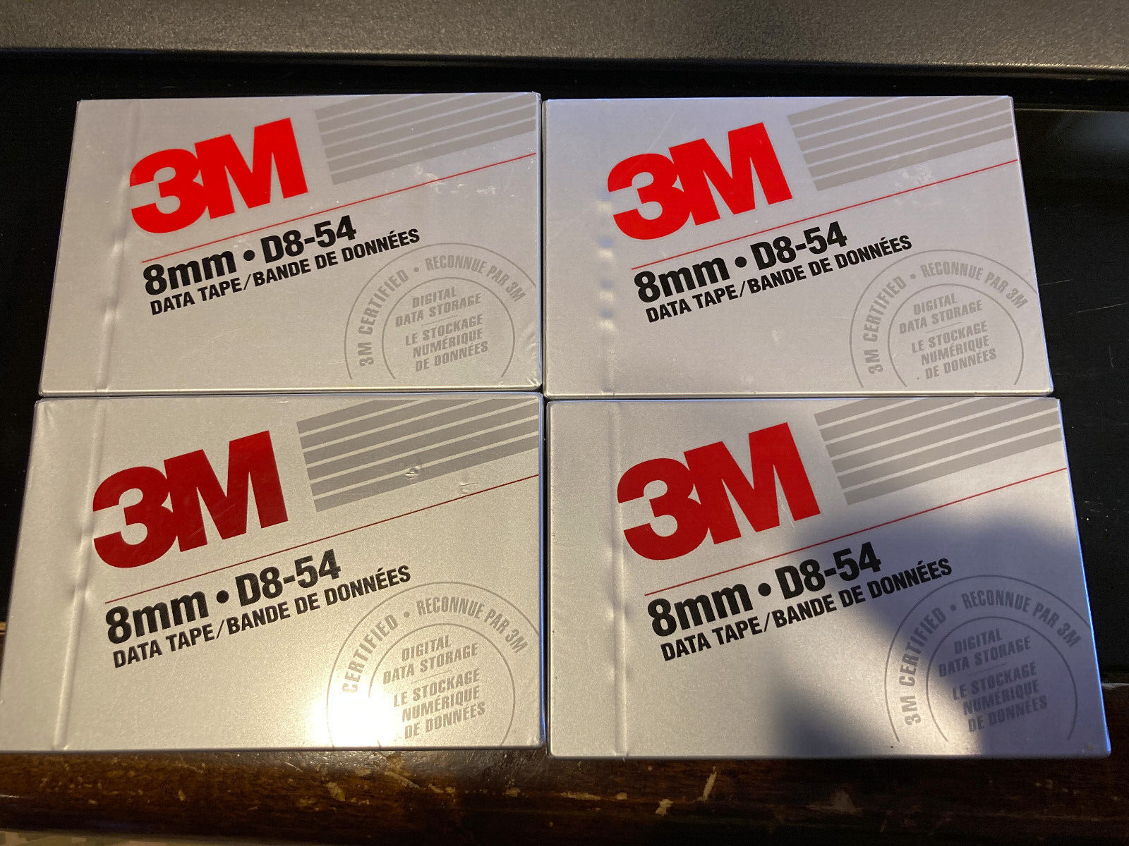 QTY 4 NEW SEALED 3M 8mm DATA TAPE D8-54 NEW 