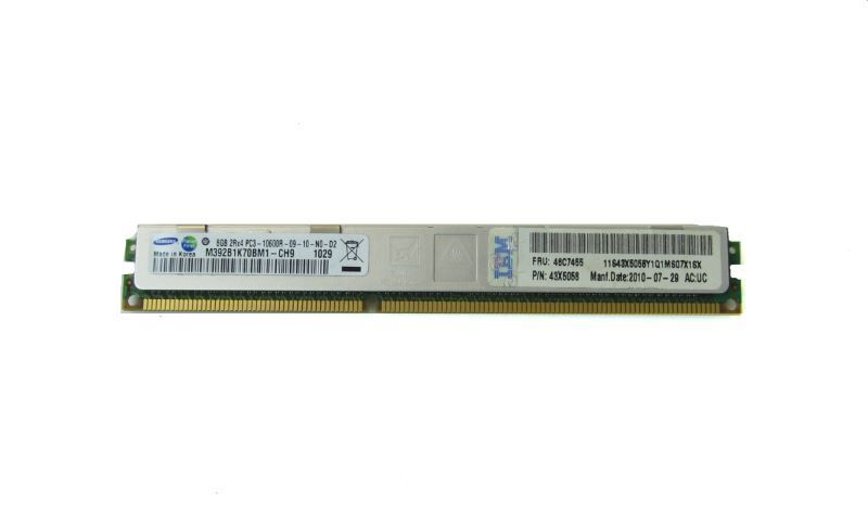 IBM 46C7455 8 GB (Dual-Rank) PC3-10600 CL9 ECC DDR3 Server Memory zj