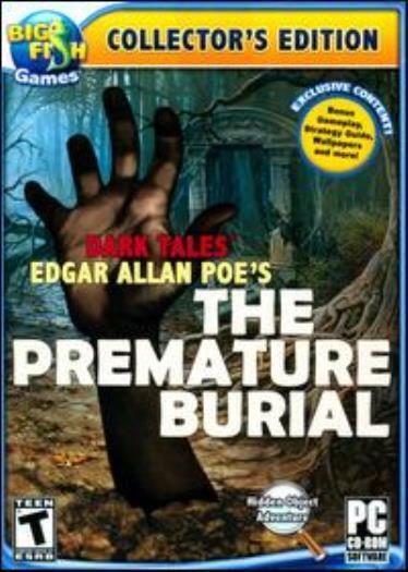 Dark Tales Edgar Allan Poe's The Premature Burial PC CD death hidden puzzle game