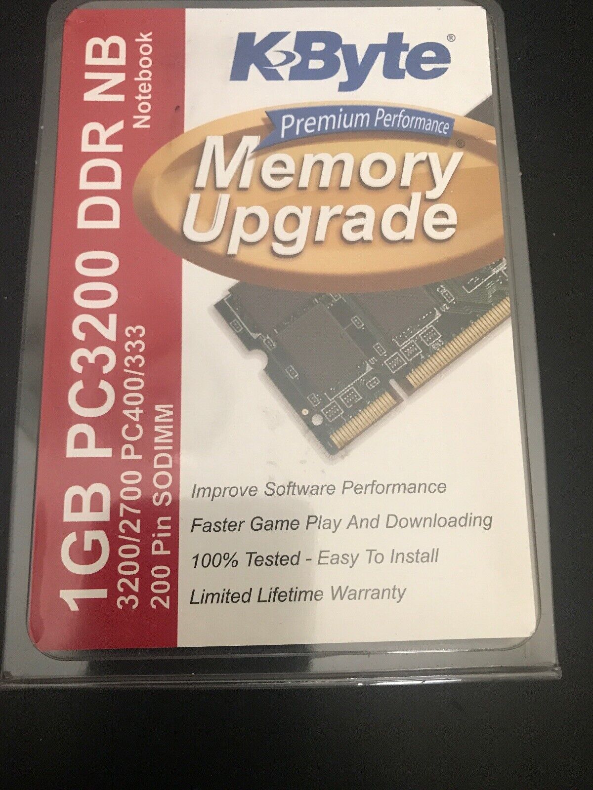 K Byte Memory Upgrade-Desktop-1GB PC 3200 DDR NB Notebook New