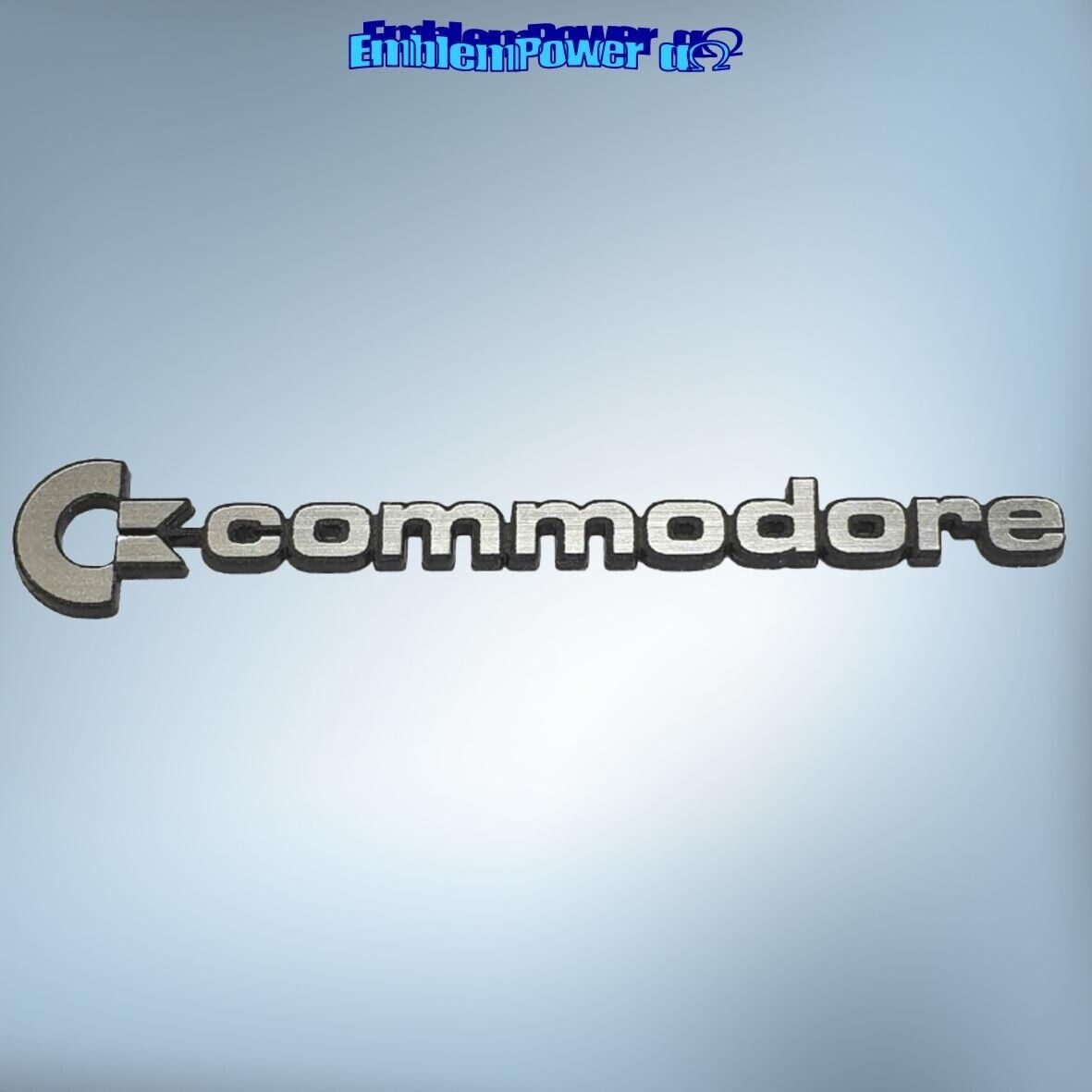 COMMODORE 62x10mm Emblem 3D 64 1200 Sticker Badge Decal Logo Aufkleber C64 C128