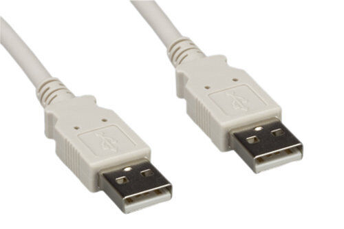 6ft 6 Feet USB 2.0 A Type A Male to Male Cable Cord Beige New