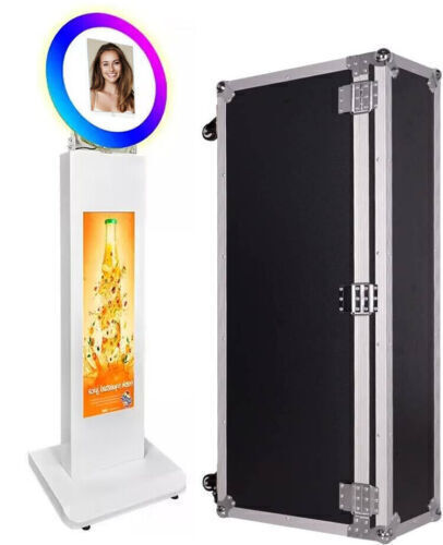 iPad Photo Booth w/Ringlight Photo Booth Shell w/LCD Advertising Light Box