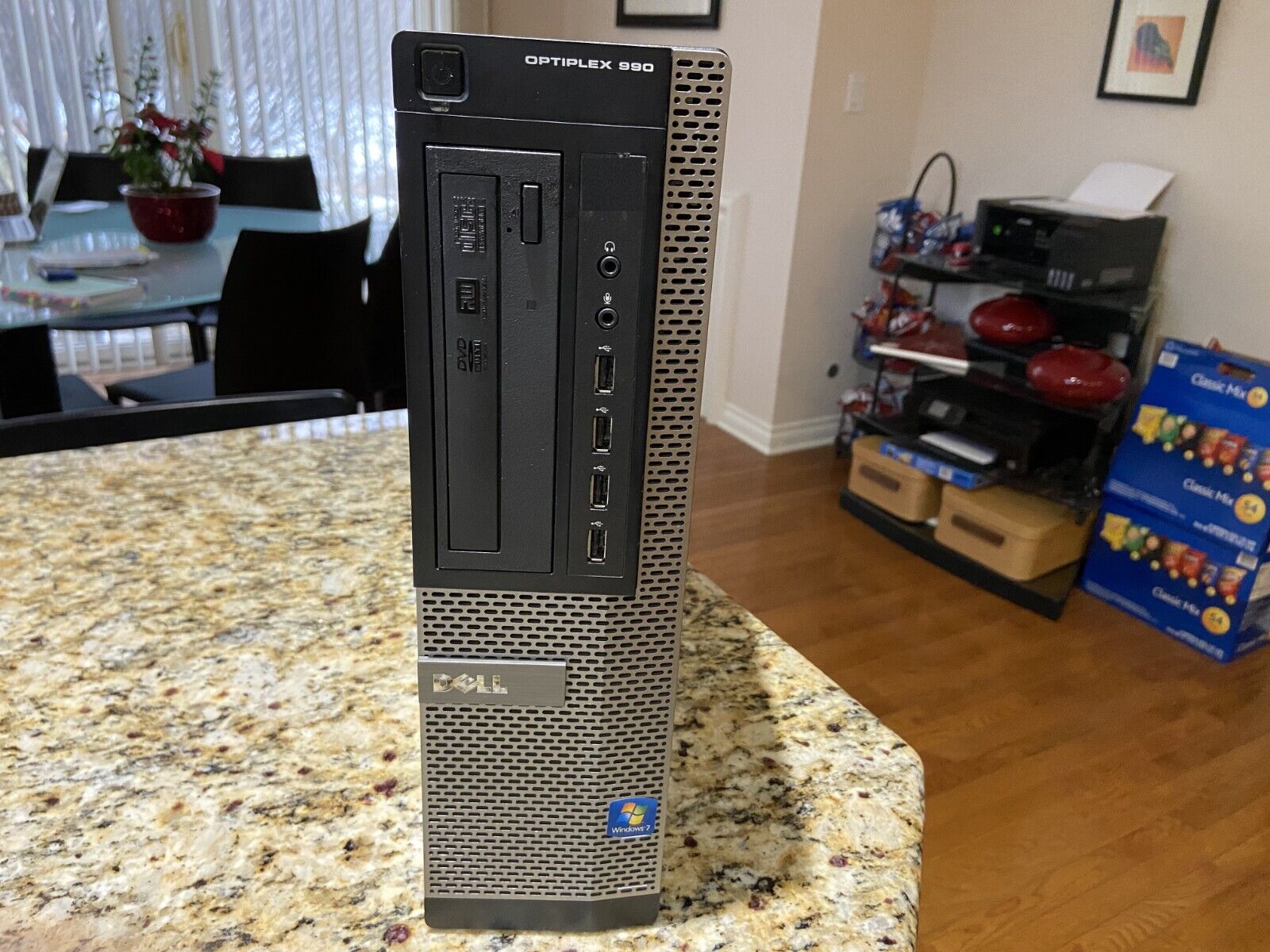 Dell Optiplex 990 DT i7-2600 3.4GHZ 8GB RAM 256GB SSD Win 10 Pro Activated