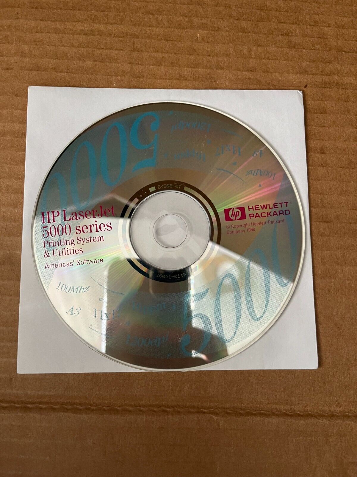 HP LaserJet 5000 Series Printing System & Utilities CD-ROM for Windows & OS/2