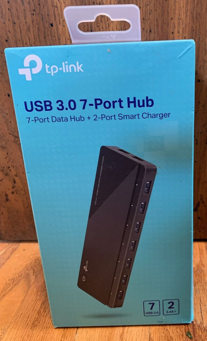 TP-Link UH720 7-Port USB 3.0 Hub with 2 Port Smart Charger