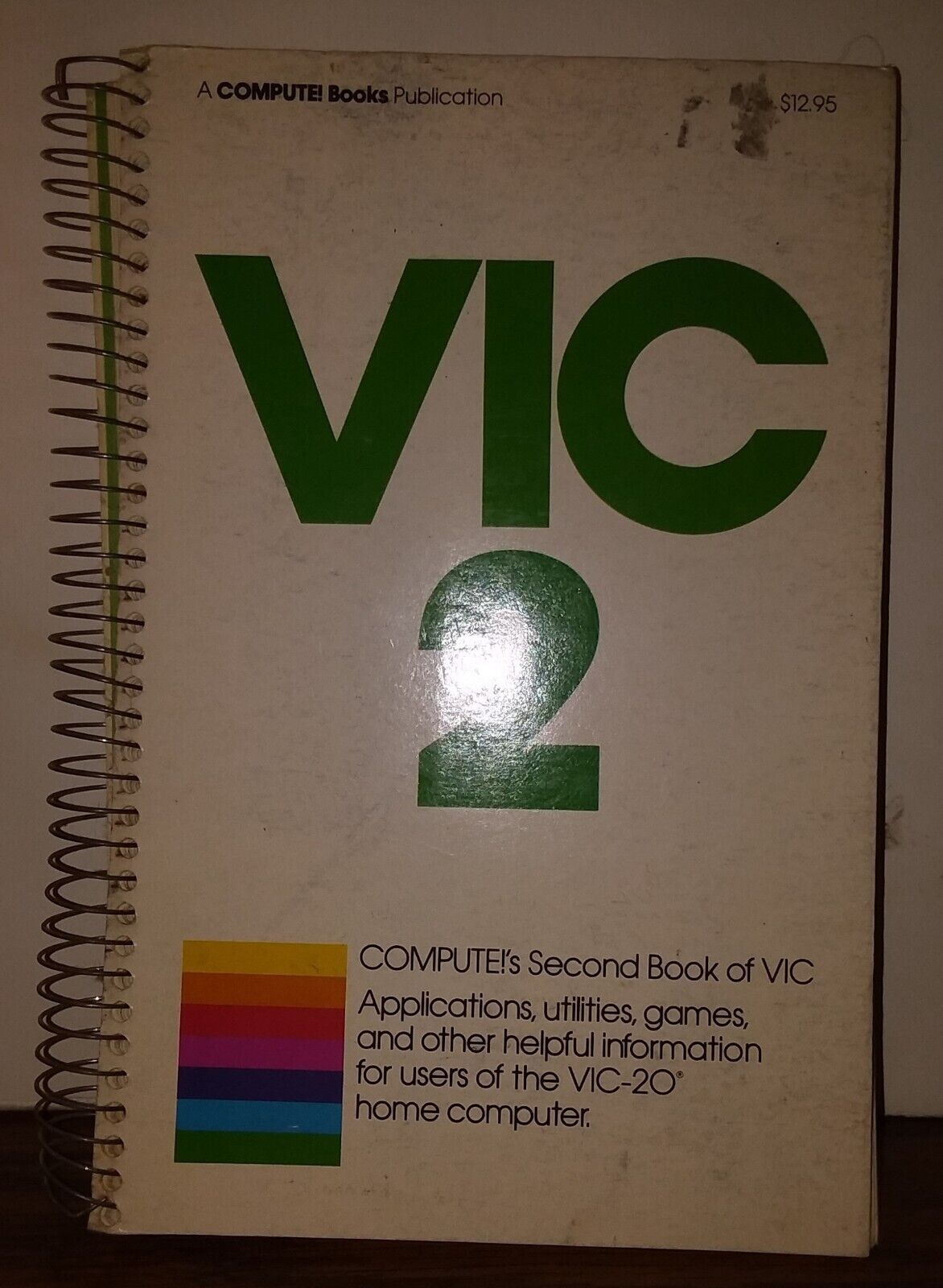 Commodore VIC-20 Book - Compute\'s Second Book of VIC - VIC 2 - 1983 Vintage