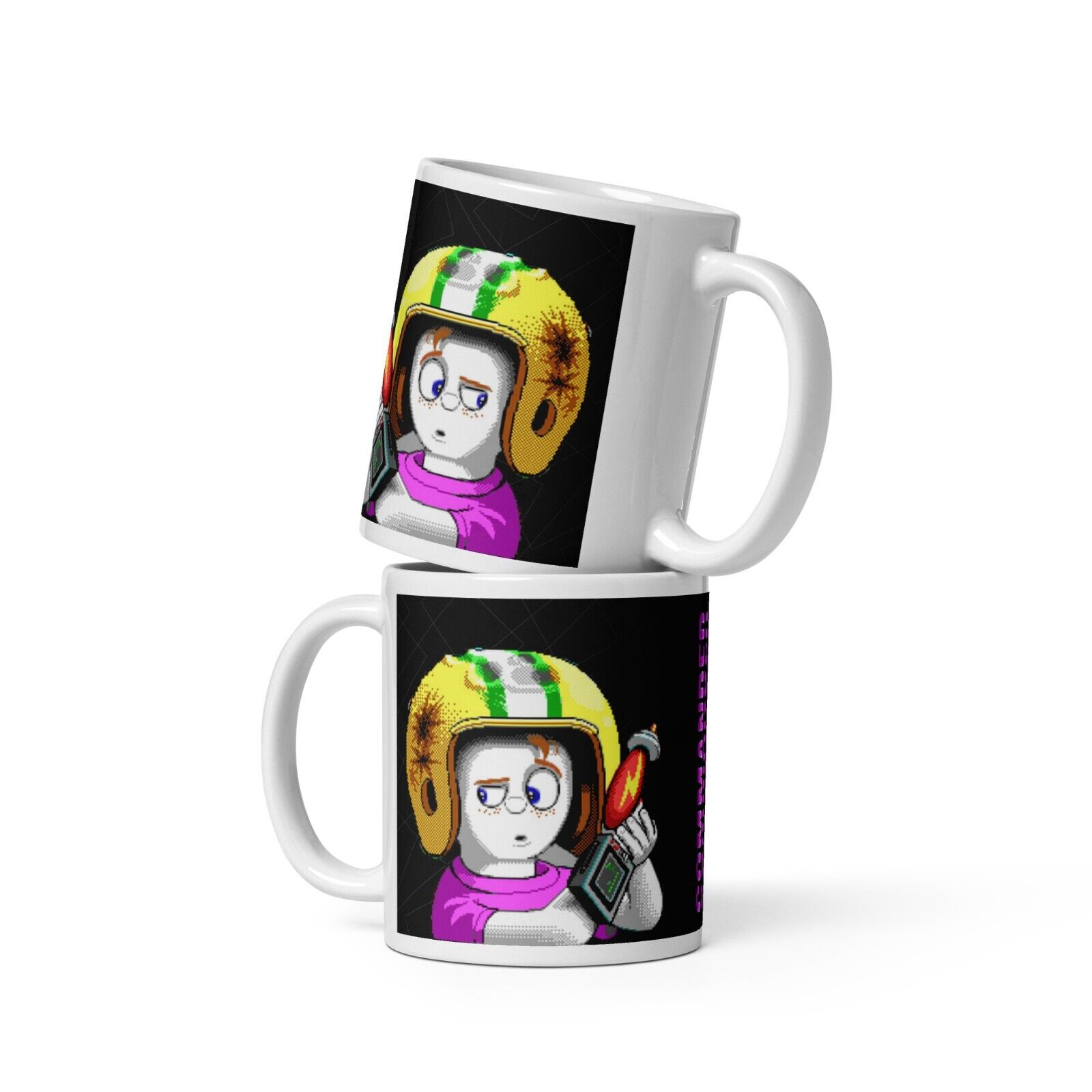 COMMANDER KEEN - 11 Oz Coffee Tea Mug - BEST GIFT FOR RETRO GAMES  FAN