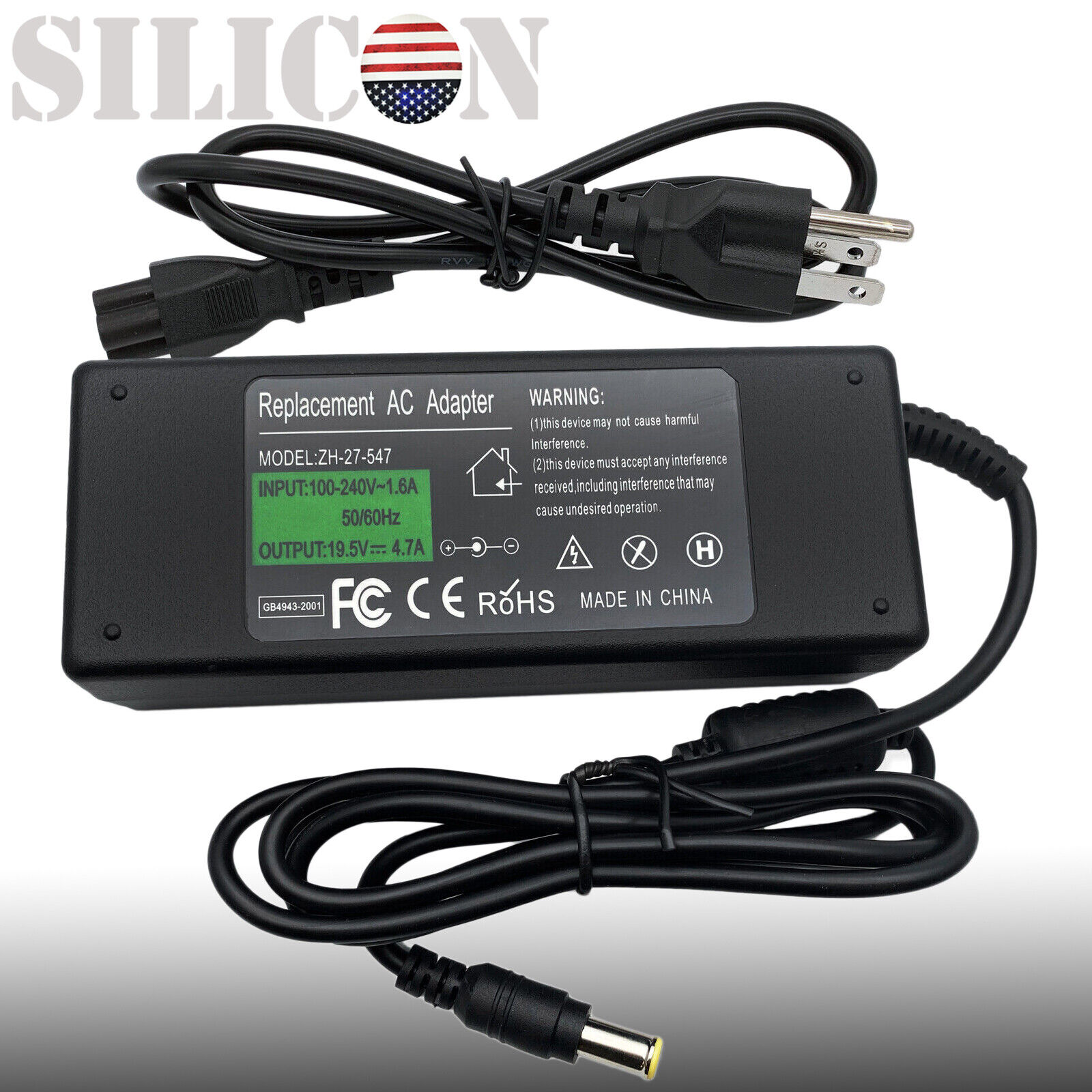 New AC Adapter Charger Power for Sony Vaio PCG-5K1L PCG-7133L PCG-7142L PCG-7Z2L