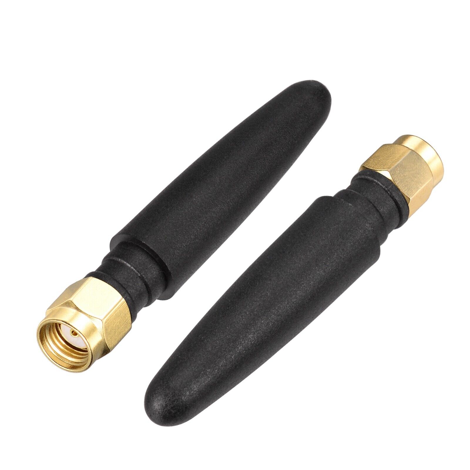 2pcs Small WiFi Antenna Dual Band RP-SMA for Wireless Router Security Camera