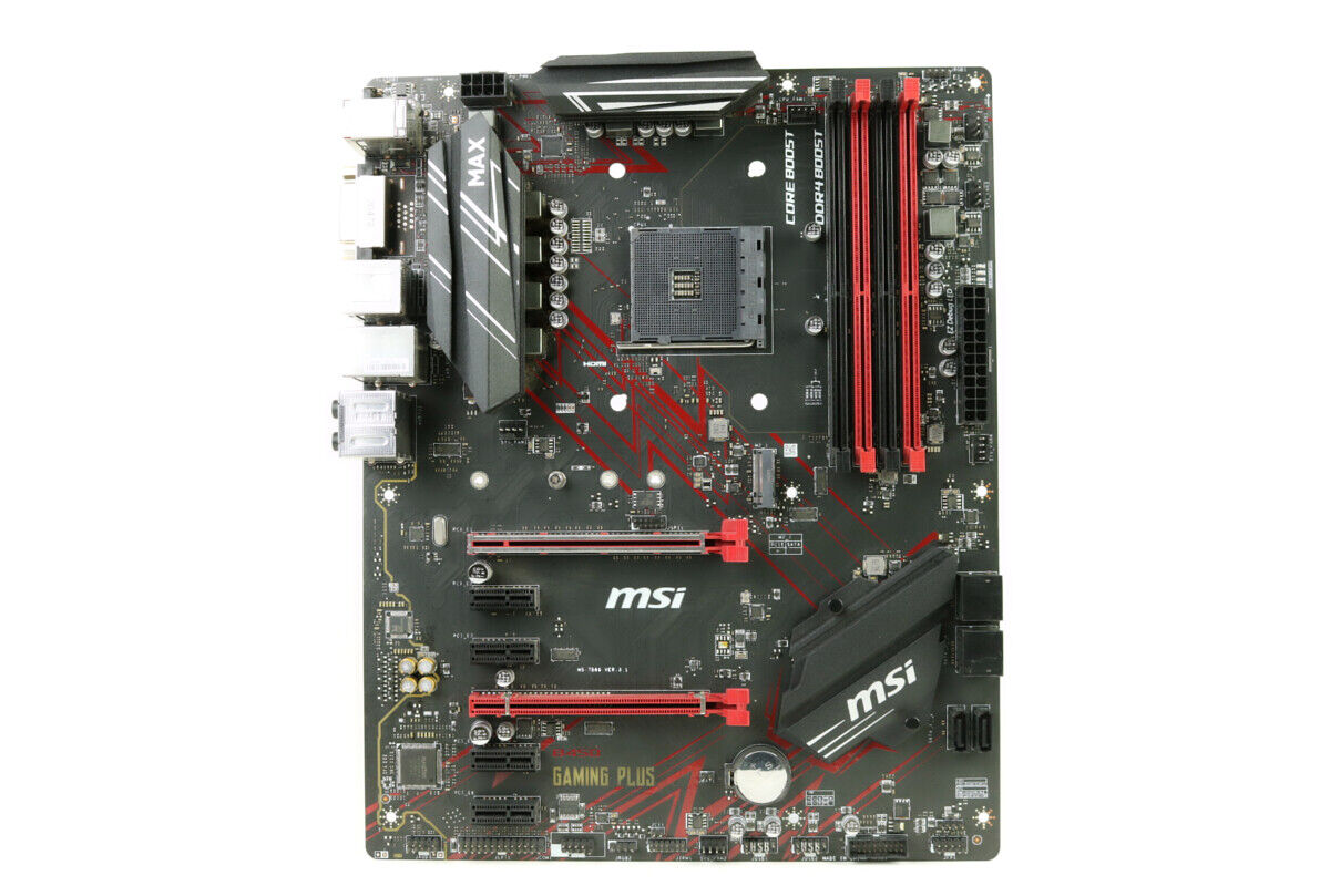 MSI B450 Gaming Plus AM4 AMD Ryzen Motherboard | Fast Ship, US Seller
