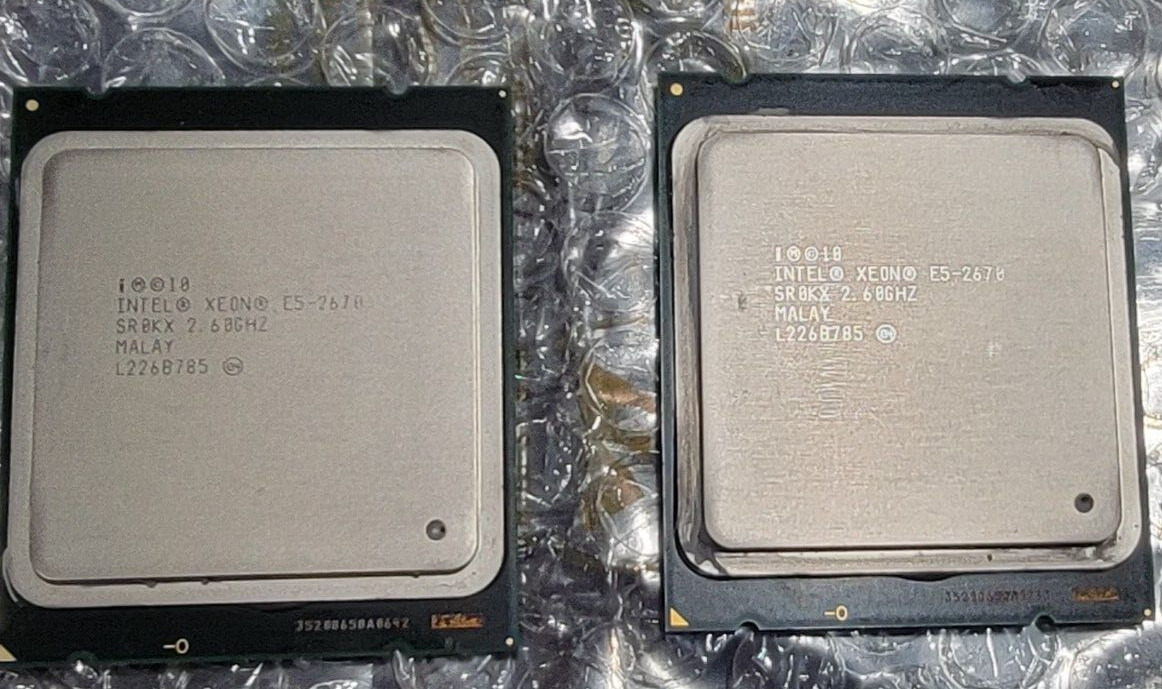 Intel Xeon E5-2678 SR0KX, Matching pair 2.60 GHz