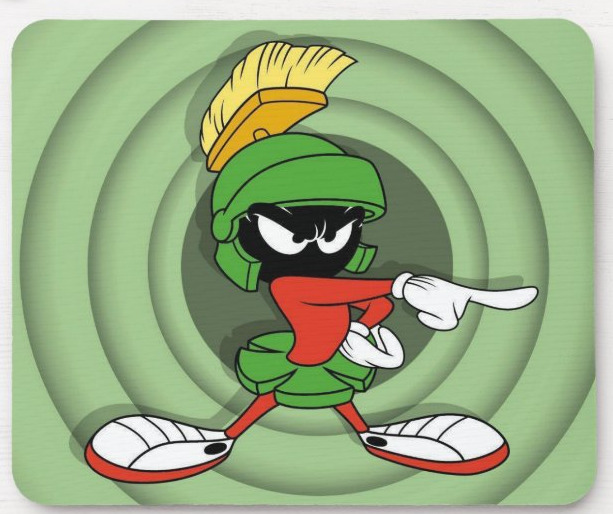 Marvin the Martian Mouse Pad | Looney Tunes Mouse Pad | Home Office Mouse Pad