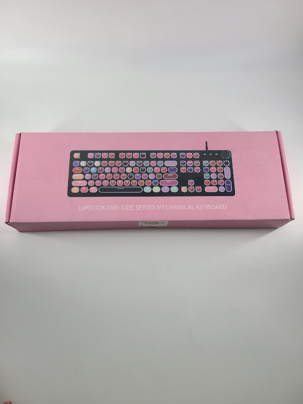 K520 Lipstick Real Mechanical Keyboard Retro Laptop Desktop Keyboard - 104 Keys