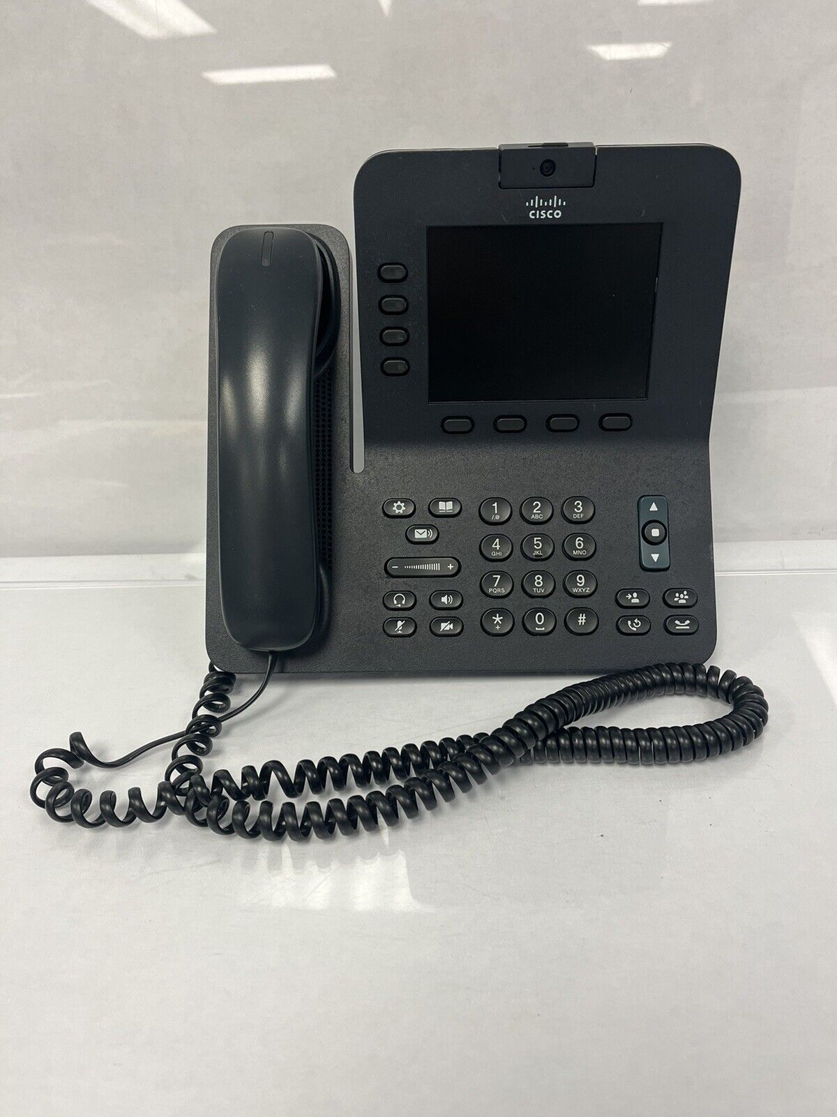 Cisco CP-8945-K9 Business IP VoIP Phones w/Handset, No Stand (2)