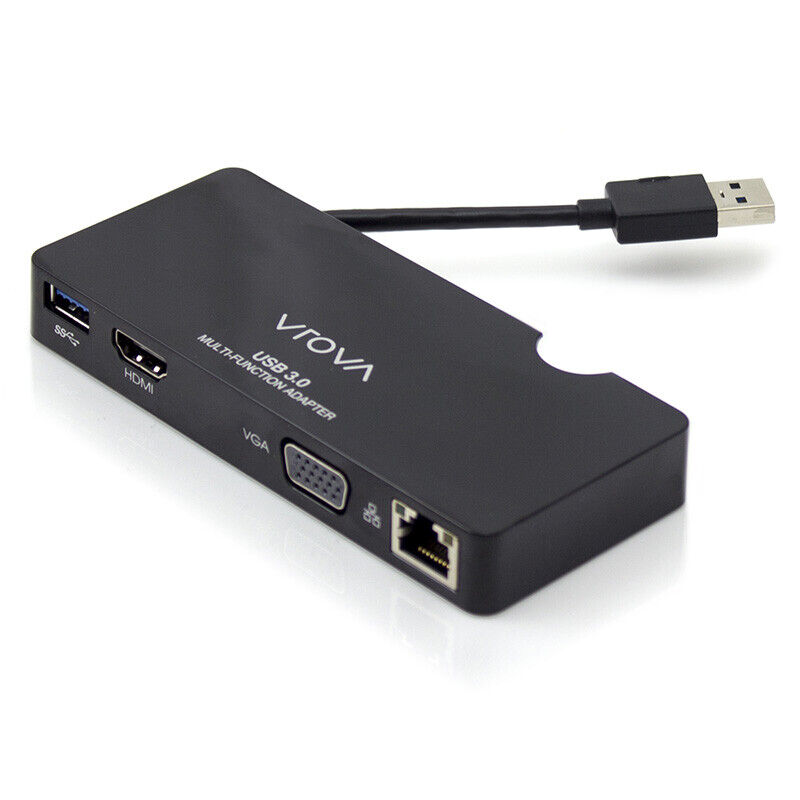 O-Vrova USB 3.0 Universal Portable Docking Station HDMI/VGA/Gigabit Ethernet/USB