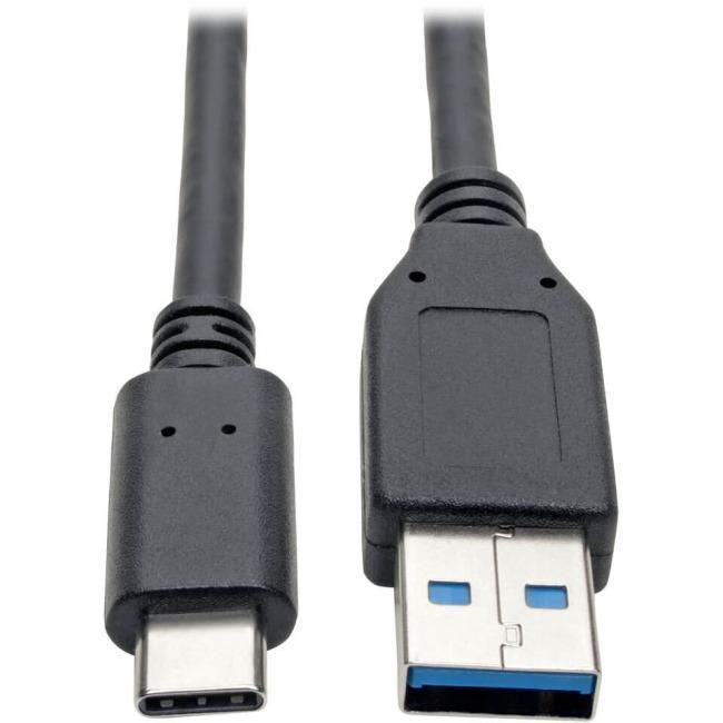 Tripp Lite USB 3.1 Gen 1 (5 Gbps) Cable, USB Type-C (USB-C) to USB Type-A M-M, 6