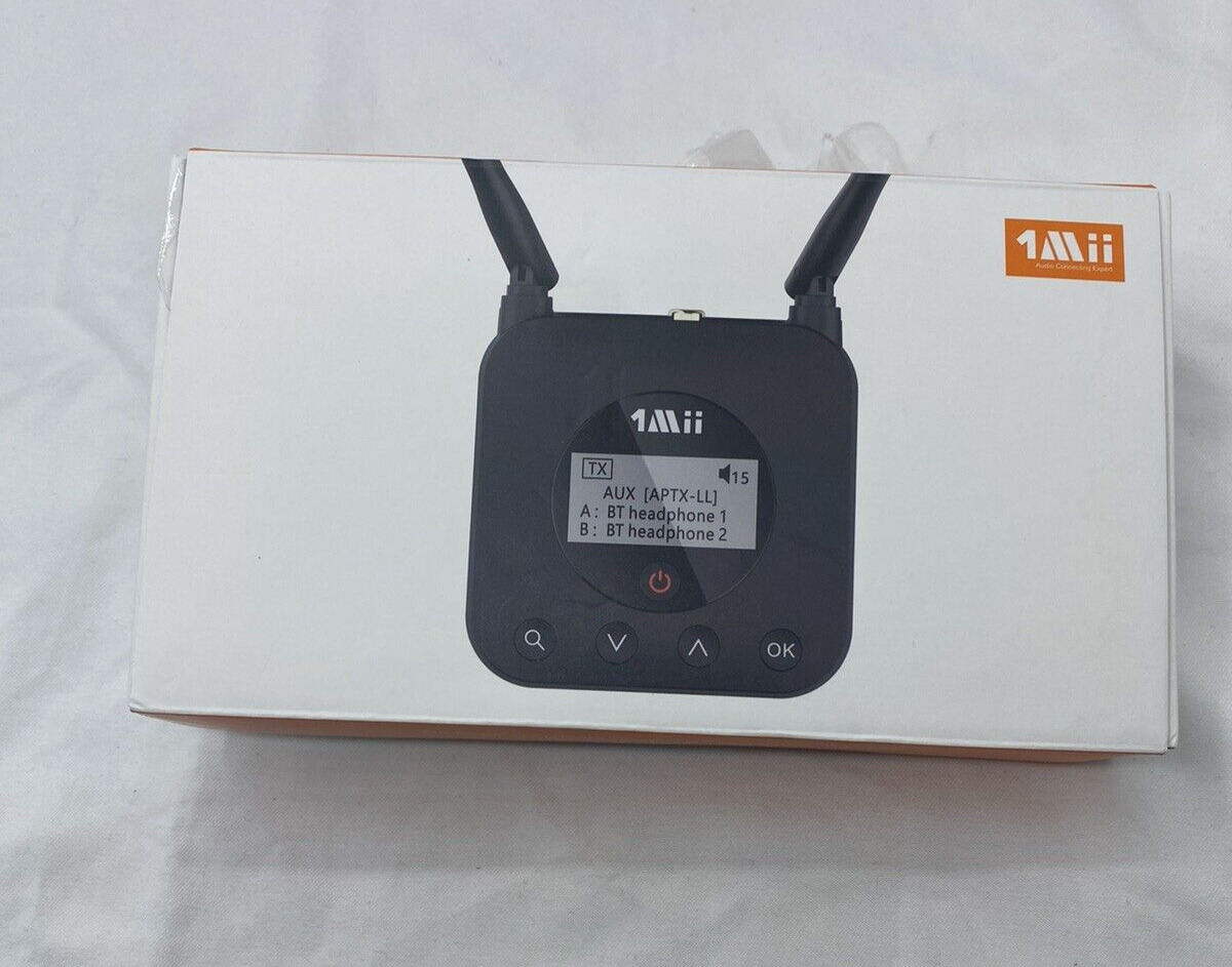 1Mii Transmitter B06TX+ Long Range Bluetooth 5.2 Tv/pc/project Wireless (5-7G-B2