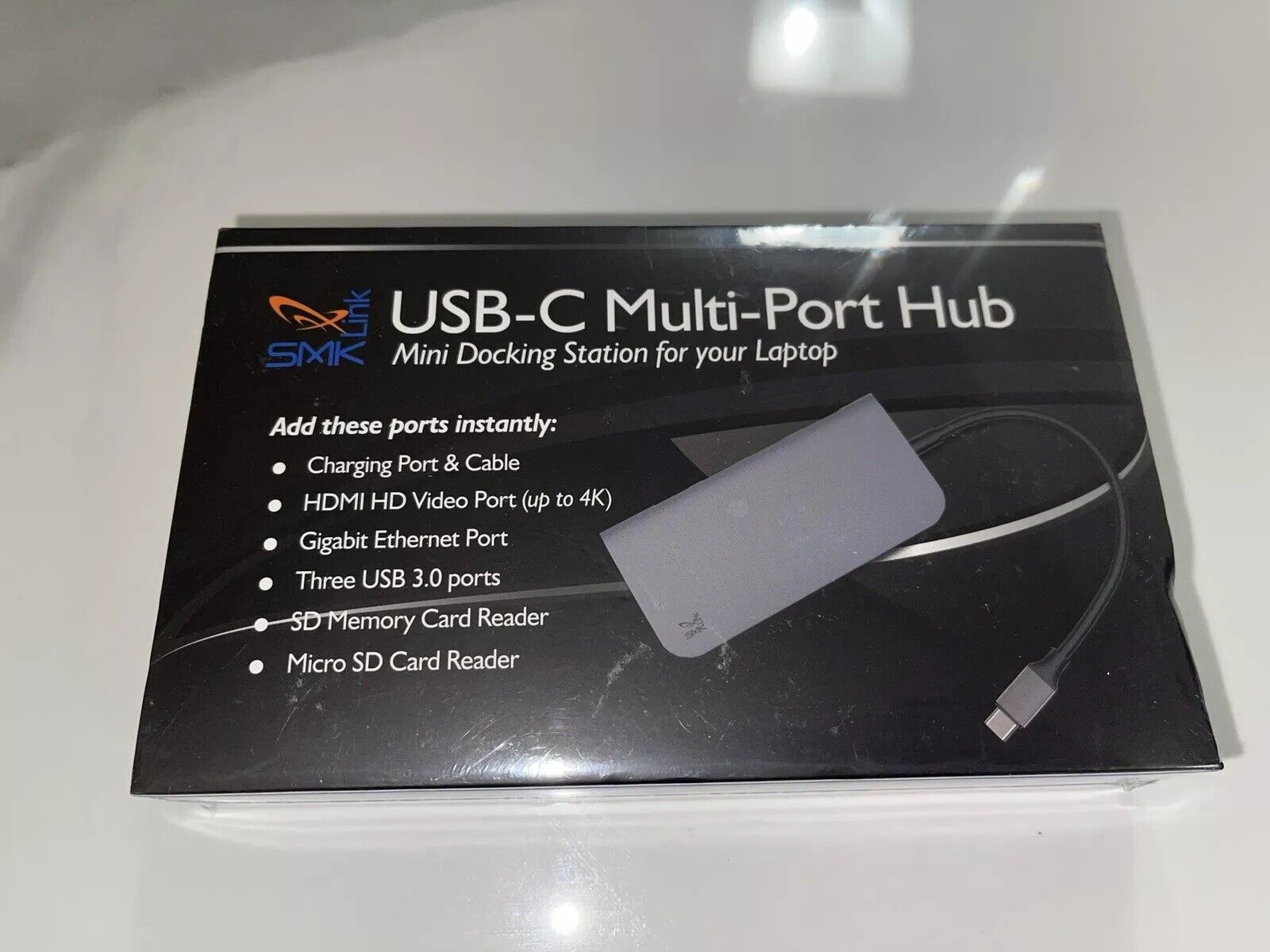 SMK-Link USB C Hub Multi-Port Hub Mini Docking Station -VP6920 Brand New, Sealed