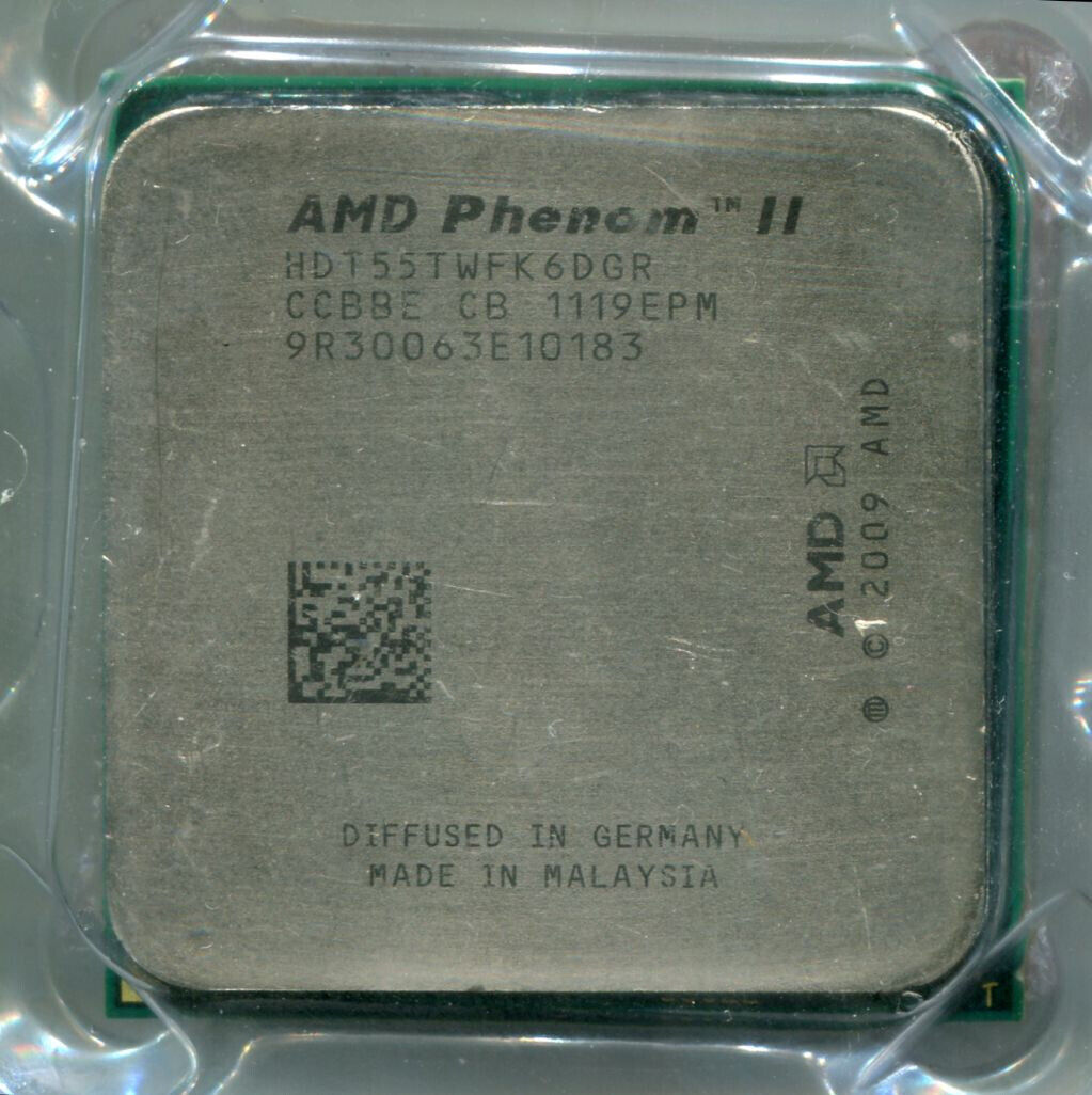 AMD Phenom II X6 1055T HDT55TWFK6DGR 2.8 GHz six core socket AM3 CPU Thuban 95W